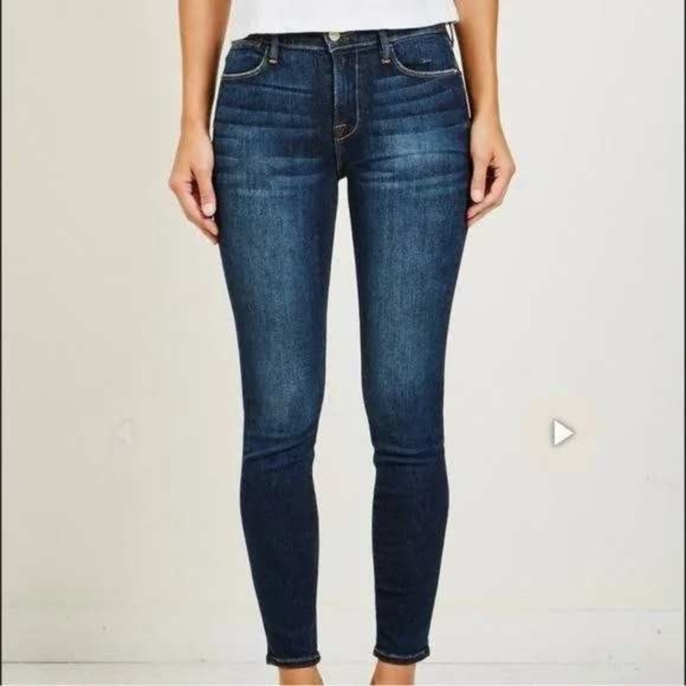 FRAME Denim • Hoffman Wash Le High Skinny Jeans Women Size‎ 26 High Rise